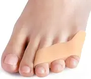 10 Pack Pinky Toe Separator and Protectors for Overlapping Toe, Curled Pinky Toes - Spacers for Morton's Neuroma Pain Relief, Firm Support