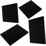 CAXUSD 4pcs Sheets Packaging Lined Pearl Cotton Foam Padding for Mailing Packing Foam Shipping Protector Packaging Corner Protector Packing Supplies Boxes Black Polyurethane