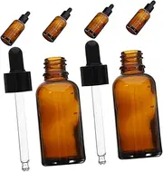 BESTYASH 6 Pack Mini Dropper Bottles Essential Oil Travel Bottles with Measurement Markings