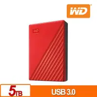 在飛比找樂天市場購物網優惠-WD 威騰 My Passport 5TB(紅) 2.5吋行