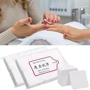 Pack of 600 Lint Free Wipes for Nails, Nail Wipe Pads, Lint Free Wipes, Nail Art, UV Gel Polish, Absorbent Remover Wipes, Meltblown for DIY Nail (5 x 5 cm)