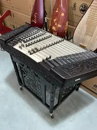 在飛比找Yahoo!奇摩拍賣優惠-【二手】北京星海黑檀木揚琴樂器86715TF型、采用非洲進口
