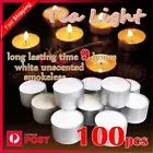 100pcs Tea light Candles TeaLight Candle Tealights Home Party Wedding 9 Hours