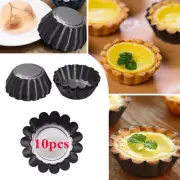 Non-stick Pudding Cupcake Cookie Muffin Cup Baking Mould Carbon Steel Tart Mold