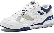 [Avia] 855 Basketball Shoes for Men and Women, Low Top Retro Sneakers for Indoor or Outdoor, Street or Court, Sizes 4.5 to 15, Blue and White, Green and Cream, or Grey and All White Shoes for Men