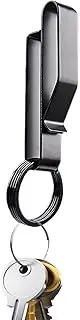 [generic] Belt Clip for Keys,Belt Key Holder with Detachable Keyrings | Belt Security Metal Key Clip for Belt Belt Clip Key Chain for Men