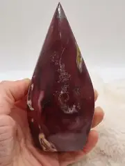 262g Mookaite Crystal Freeform Tower Point Gemstone Healing Chakra