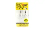 Gamakatsu 42188 Treble Hook SP MH Feather Silver Tail Size 4 (6928)