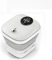 Foldable Foot Bath Portable Foot Spa Collapsible Foot SPA Basin with Heat Shiatsu Massage Bath Powerful Bubble, Foot Soak Massager Foot Tub, Home Spa Treatment Touch Screen & Remote Control (B-style)
