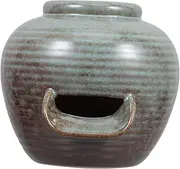YARNOW Fountain Flowing Water Clay Pot Waterfall Mini Ornaments Outdoor Ornaments Fish Tank Decoration Pond Fountain Desktop Fountain Indoor Water Fountain Living Room Decor Jar Ceramics