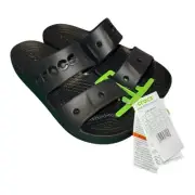 NEW Black Crocs Baya Platform Slide/Sandals size 8