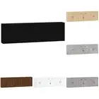 3x Sideboards Black Engineered Wood Cupboard Buffet Storage Drawer vidaXL