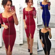 Mini Dress Bodycon Dress Summer Dress Clubwear Party Dresses Slim Fit Holiday W