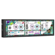 8.8 Inch Computer Secondary Screen CPU Temperature Monitor with Casing FHD IP...