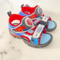 在飛比找蝦皮購物優惠-卡通漫威帥氣電燈兒童涼鞋 止滑耐磨 台灣製24776