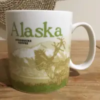 在飛比找蝦皮購物優惠-美國🇺🇸星巴克阿拉斯加Alaska城市杯 城市馬克杯 咖啡杯