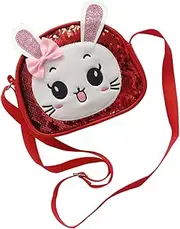 [VALICLUD] Children's Shoulder Bag Handbags for Messenger Bags Tote Bag Cross Body Tote Back for Back Cute Crossbody Purse Girl Purse Pu Leather Red