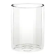 Wilmax England Thermo 400ml Straight Double Wall Glass Cup - Clear