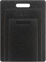 1Set of Three Cutting Boards and a Set of Plastic Cutting Boards - Perfect for Slicing and diced, Lightweight, BPA Free, Recyclable Materials, Easy to Clean, Ideal for Kitchen Preparation