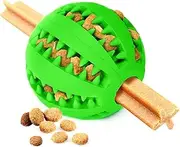SunGrow Dog Treat Ball, Puzzle Food Interactive Treat Dispensing Toy, Hide Treats Inside, Puppy Treat Dispenser for Training, Small Dog Enrichment Ball for Boredom, Mental Stimulation for Puppies