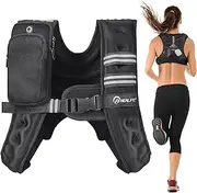 NEALFIT Weighted Vest for Men & Women, 5lbs/10lbs/15lbs/20lbs Weight Vest, Perfect for Running, Walking, Fitness, and Strength Training
