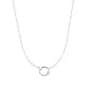 Ania Haie Silver Mini Link Charm Chain Connector Necklace