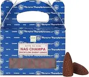 ETHNICITI Satya Genuine Nag Champa Backflow Incense Cones - 24 Cones 1 Pack (Nag Champa)