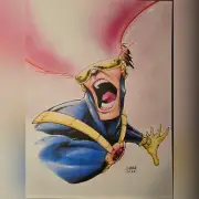 Cyclops Sketch- 9x12 By Chris "Cabbie" Bradberry