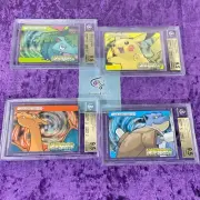 Lot 4 BGS 9.5 2004 Set of Charizard Pikachu etc Pokemon Battle E Series Firered