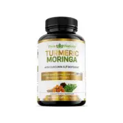 120 Capsules Organic Turmeric Root & Organic Moringa Leaf 1100mg Veggie Capsules