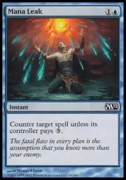 4x Mana Leak M12 MtG Magic Blue Common 4 x4 Card Cards