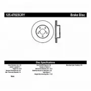 Stoptech 05-07 fits Subaru Impreza WRX Sti Front High Carbon CRYO-STOP Rotor 1
