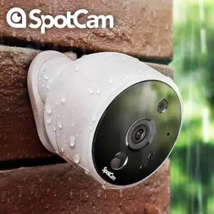 【spotcam】Solo 2 1080P無線免插電超廣角180度戶外網路攝影機/監視器 IP CAM(IP65防水防塵│免費雲端)