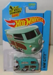 HOT WHEELS CITY SURF SHOP VW KOOL KOMBI w/ BOARDS ~ MOC ~