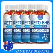Keto BHB Gummies Ketone Advanced Weight Loss Fat Burner Dietary Supplement Pills