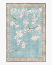 185' x 275' | Machine Washable Runner Rug | Kid & Pet Friendly | Indoor Rug | Hampton Soft Blue Rug by Gracie | Ruggable