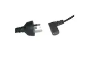 TechBrands 3 Pin Mains Plug to IEC C13 Right Angle Female 1.8m