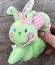 Baby Girl New Koala Baby Ring Rattle Green Caterpillar Plush Toy