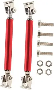 iplusmile 2pcs Front Splitter Rods Easy Installation Car Accessories Bright Design for Enhanced and Stability