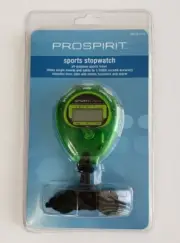 Pro-Spirit Sportline Digital Stopwatch All Purpose Sports Timer Sling New Sealed