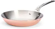 DeBuyer 6424.24 Frying Pan, Stainless Steel, Silver, 27.9 x 20.1 x 10.9 cm