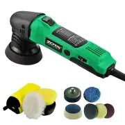 Mini Polisher 2/3-Inch with 8mm Orbital, Variable Speed Car Buffer for Detailing