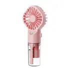 Mini Handheld Fan USB Rechargeable Portable Misting Fan with 4 Adjustable Speed