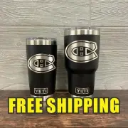 Montreal Canadiens Personalized Custom Engraved Tumbler cup - YETI 20oz or 30oz