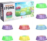 Colorful Milestones for Children, Sensory Interactive Milestones for Children, Non-slip Milestones for Children, Educational Milestones 8 Pieces Milestones For Crossing
