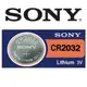 SONY 鈕扣型鋰電池 CR2032 (1入)