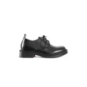 [ALEXANDER MCQUEEN] Leather Derby Shoes Black