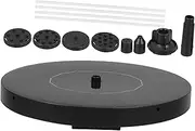 HAKIDZEL 1 Set Solar Fountain Pump Solar Fountain Floating Solar Aerator Solar Floating Fountain for Small Solar Powered Pump Fountains Fountains Pp Black