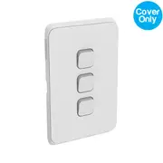 Clipsal Iconic 3 Gang Switch Skin Cool Grey