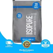 ISOPURE Zero Carb WPI Whey Protein Isolate Powder, 7.5 lb, (3.4 kg), 3 Flavours